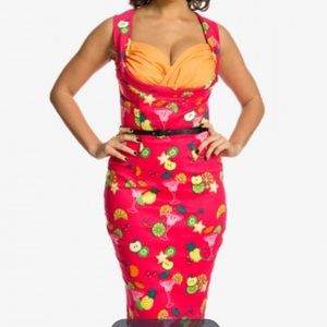 Lindybop pinup Retro ‘vanessa’ cocktail pencil